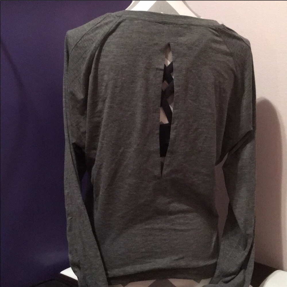 Gray Lululemon long sleeve